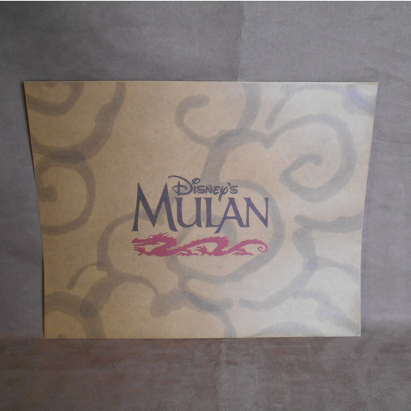 Mulan 1999 Envelope Only Disney Commemorative Lithograph - Picture 1 of 3